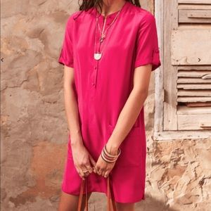 Sezane Zoe Silk Pocket Dress Sz US 6/FR 38 BNWOT